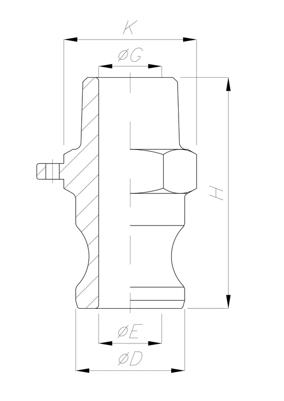 Adaptor Female Threaded